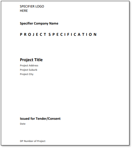 What do project specifications from Smartspec look like? – Smartspec